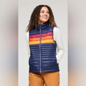 Cotopaxi Womens Fuego Down Vest Navy Size XL